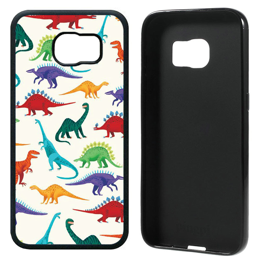 Dinosaurs Colourful Pattern Roar Jurassic Mammals Case for Samsung Galaxy S6